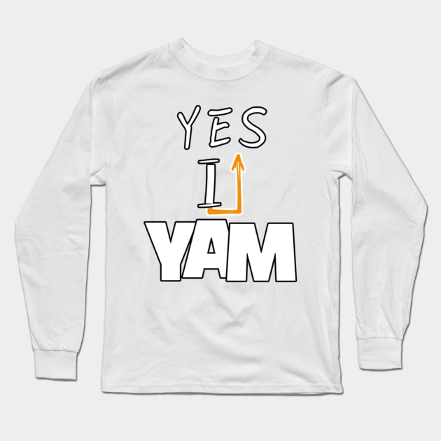 Yes I YAM Couples Heartwarming Series Long Sleeve T-Shirt by aspinBreedCo2